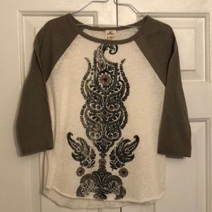 O’Neill Boho Weathered Look Baseball Tee